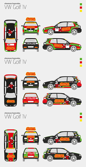 Demon Tweeks VW Golf Livery