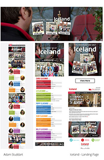 Iceland - Landing Page Design