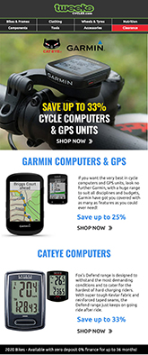 Tweeks Cycles - Email Design